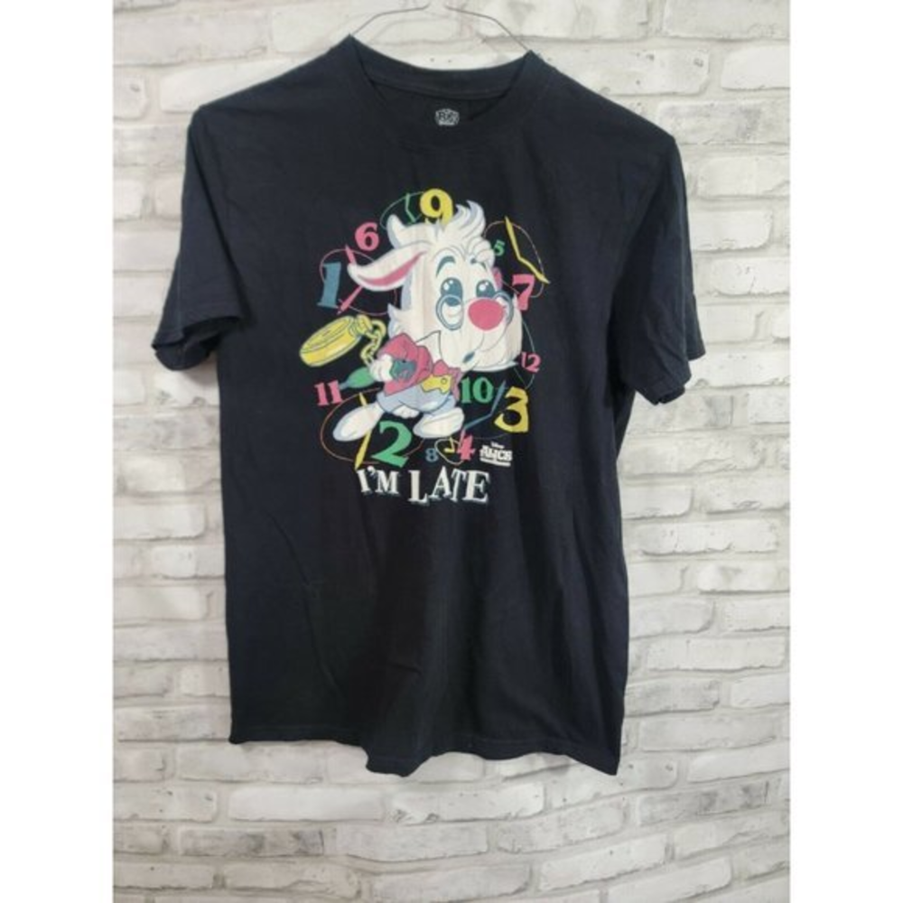 Funko Pop L Disney Alice in Wonderland White Rabbit T-Shirt I'm Late‎ Large